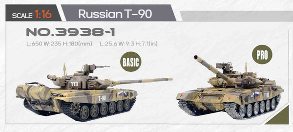 T-90 Russian Tank Heng Long 1/16 Scale 3938-1