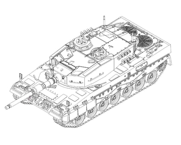 Trumpeter 1/72 German Leopard 2A4 MBT