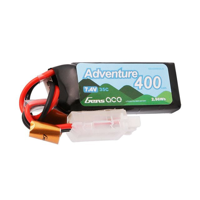 Lipo Akku 7,4v Gens Ace 2S Lipo Akku 350mAh 7.4V – Mit JST-PHR Stecker Für Losi 1/24 RC Autos, 35C Entladerate Hochstrom Lipo 35C