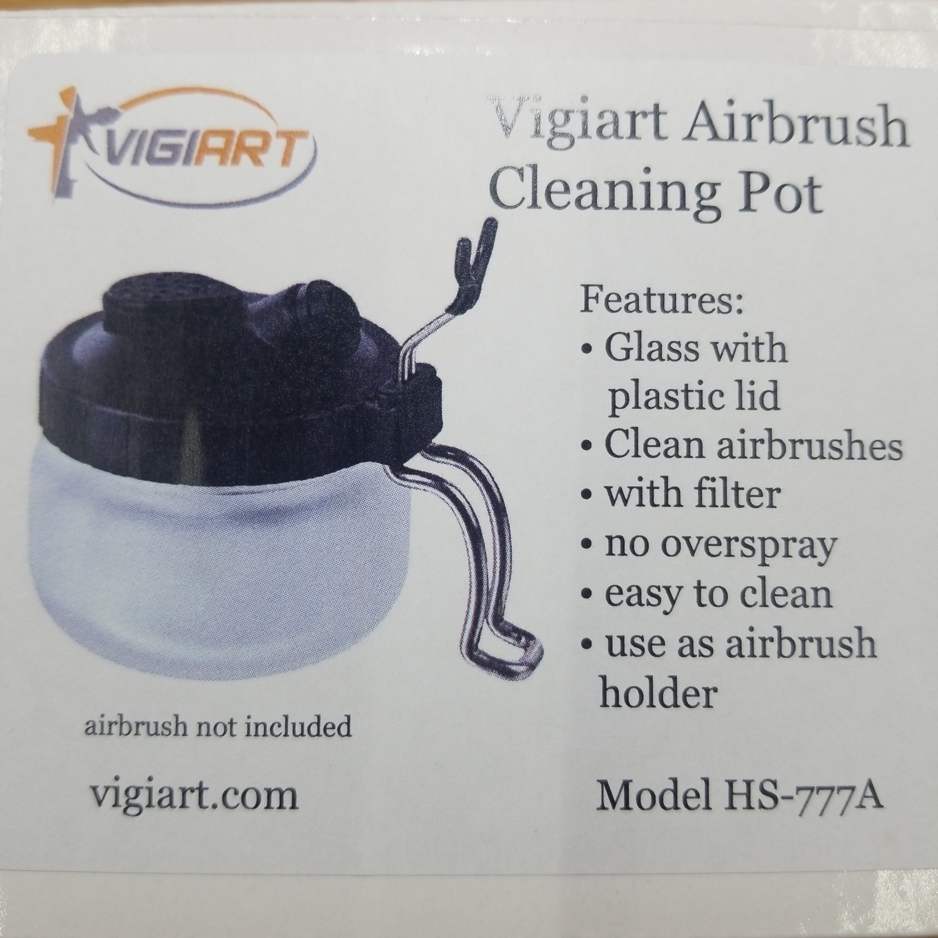 Vigiart Airbrush HS-777A Airbrush Cleaning Pot Airbrush Accessory