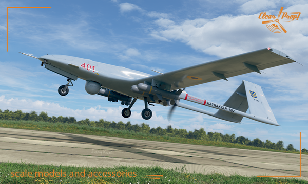 Clear Prop 1/48 Bayraktar TB.2 Unmanned Aerial Vehicle