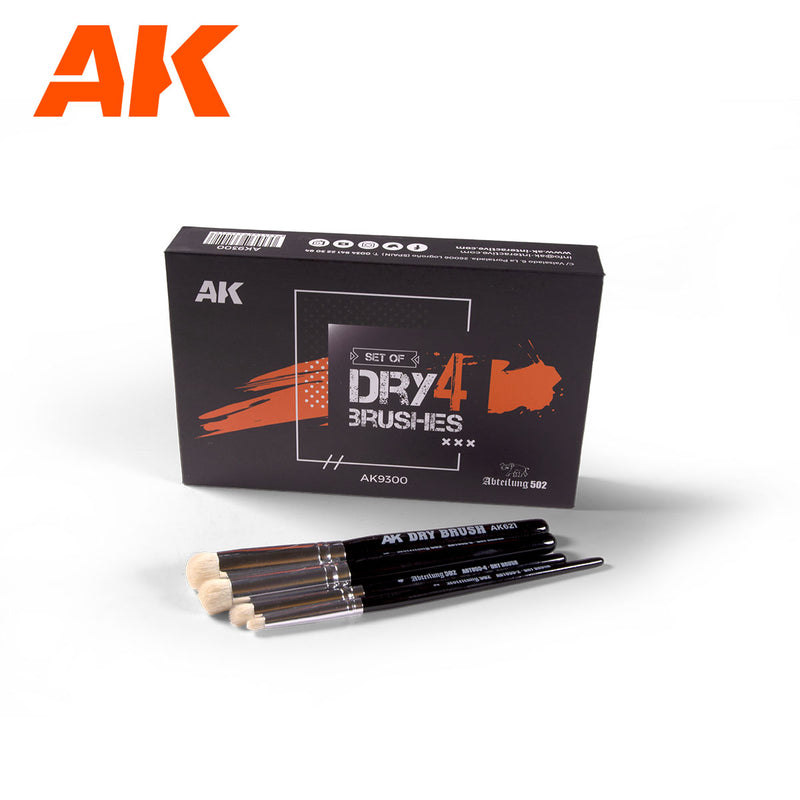 AK Interactive DRY BRUSHES SET