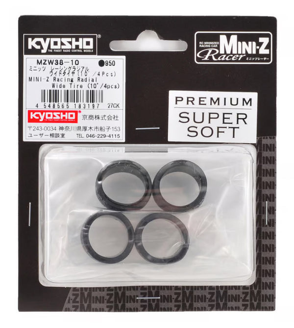 Kyosho Mini-Z 11mm Wide Racing Radial Tire (4) (10 Shore)