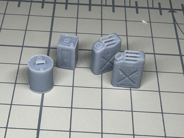 1/32 Fuel Can set of 4 printed by The Veteran Modeler