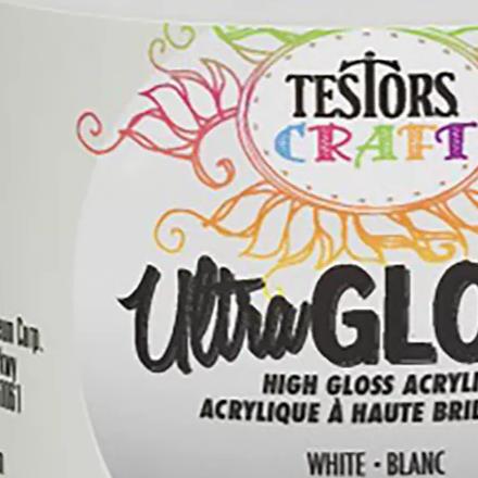 Testor Craft Acrylic Paint Gloss White 236 Ml (3)