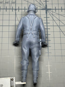 WW2 British Tank Commander With hands resting 1/16 scale printed by The Veteran Modeler.