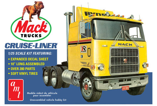 AMT Mack Cruise-Liner Semi Tractor 1/25 Model Kit (Level 3)