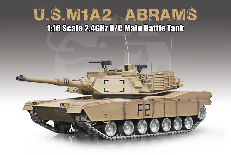 M1A2 Abrams Heng Long 1/16 RC Battle Tank 3918-1