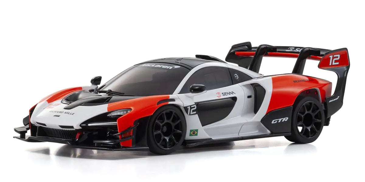 MINI-Z RWD readyset McLaren Senna GTR White/Red 32340WR