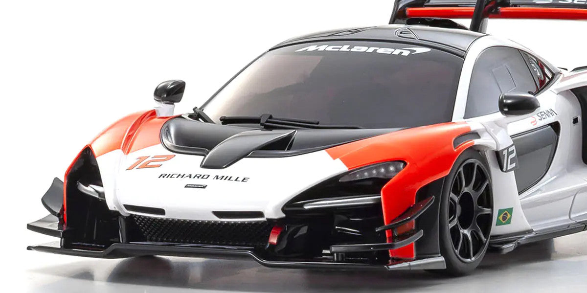 MINI-Z RWD readyset McLaren Senna GTR White/Red 32340WR