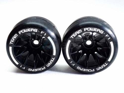 1:10 F1 Rubber Rear Tire Set - (Pre-Glued Soft 1Set 2Pcs)