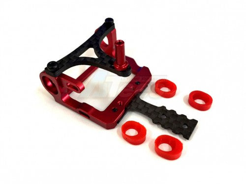 NEXX Racing Precision CNC 7075 Round Motor Mount For Kyosho Mini-Z  98-102 LM (Red) NX061