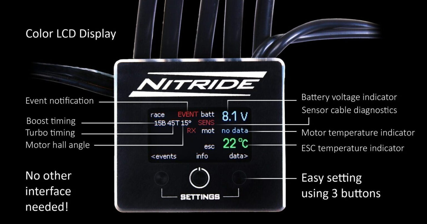 Elceram Nitride 1/10 LED Brushless ESC