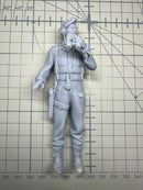 WW2 British Tank Commander With Binoculars 1/16 scale printed by The Veteran Modeler.