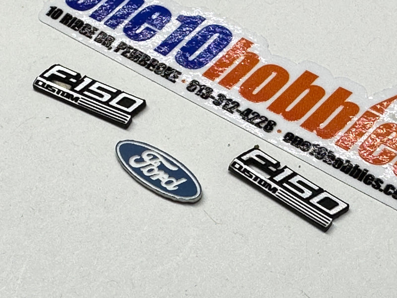 1/10 Scale Badge Kit for Ford f-150 by True North Rc