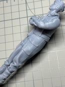 WW2 British Tank Commander With Arms Crossed  1/16 scale printed by The Veteran Modeler.