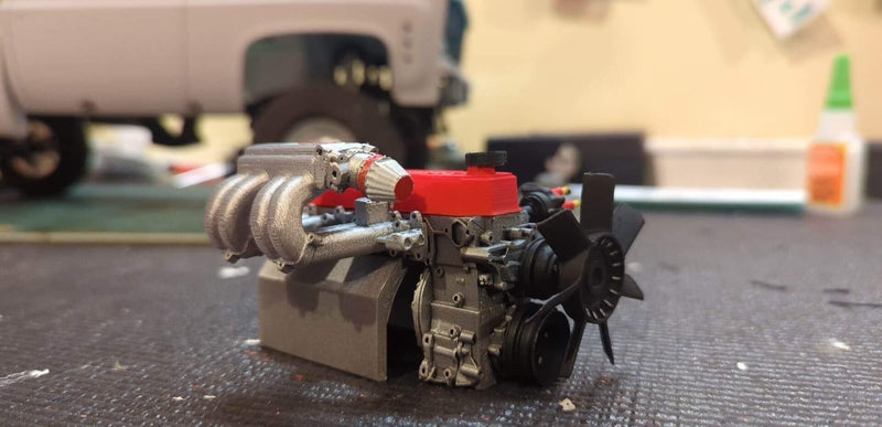 1/10 Scale Toyota R22 Engine by True North Rc