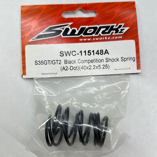 Sworkz S355GT/GT2 Black Comp Shock Springs x2
