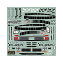 Protoform 1970 Plymouth Barracuda Clear Body for VTA Class 159400