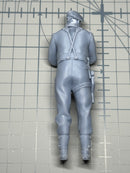 WW2 British Tank Commander With Arms Crossed  1/16 scale printed by The Veteran Modeler.