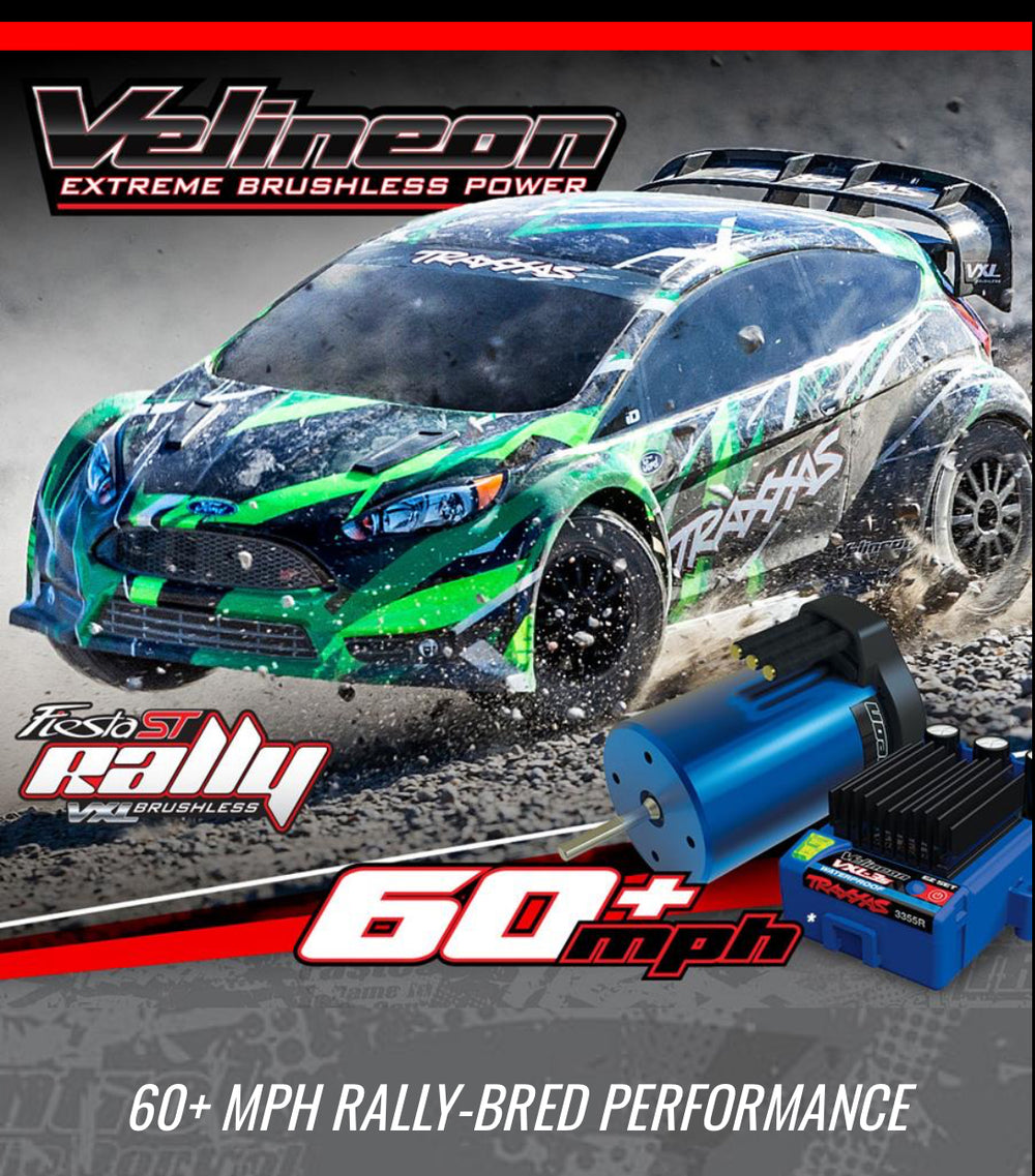 Traxxas Ford Fiesta Rally VXL 4X4 Model 74276-4 ships free across Cana