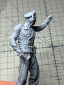 WW2 German Tank Commander with pointing arm 1/16 scale printed by The Veteran Modeler.