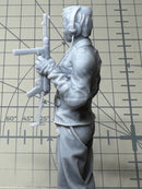 WW2 German Tank Commander With Gun 1/16 scale printed by The Veteran Modeler.