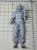 WW2 German Tank Commander With Gun 1/16 scale printed by The Veteran Modeler.