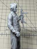 WW2 German Tank Commander With Gun 1/16 scale printed by The Veteran Modeler.