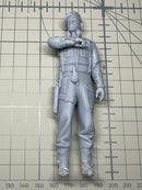 WW2 British Tank Commander With resting arm 1/16 scale printed by The Veteran Modeler.