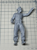 WW2 German Tank Commander with pointing arm 1/16 scale printed by The Veteran Modeler.