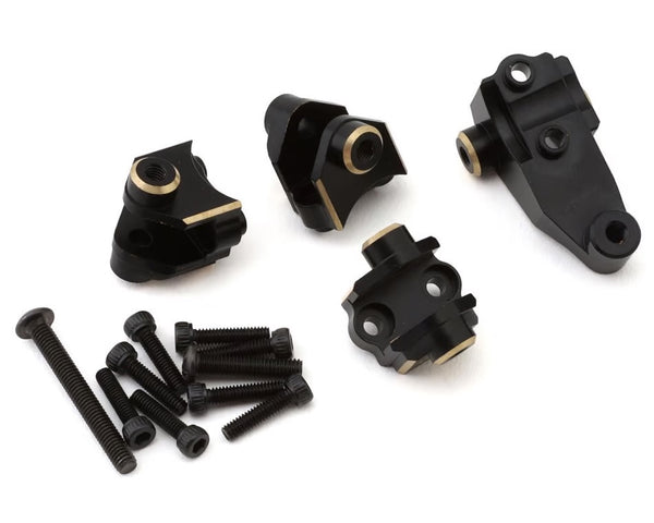 Treal Hobby Traxxas TRX-4 Brass Lower Shock Mounts (Black) (4) (45g)