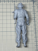 WW2 German Tank Commander With Gun 1/16 scale printed by The Veteran Modeler.