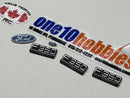 1/10 Scale Badge Kit for F-350 XLT by True North Rc