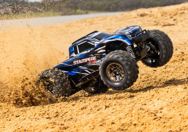 Traxxas Stampede 4X4 VXL 1/10 Scale 4WD Brushless Electric Monster Truck Model 90376-4 Ships free across Canada 🇨🇦