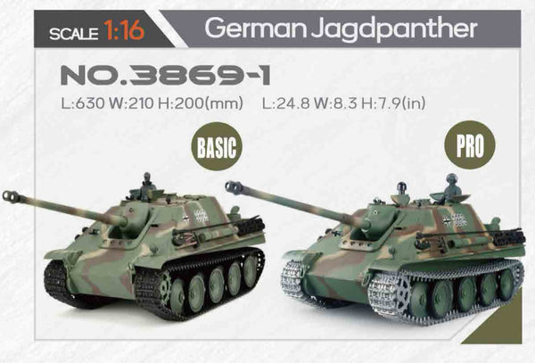 German Jagdpanther Heng Long 1/16 Tank 3869-1
