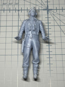 WW2 British Tank Commander With hands resting 1/16 scale printed by The Veteran Modeler.