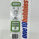 275 I-beam  .156” (4.0mm) polystyrene White (3)