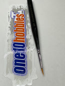 Style 255 Atlas Taklon Ultra Mini Detail Paint Brush Black handle.