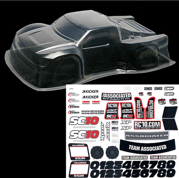 Team Associated SC10 Contender Body (Clear)