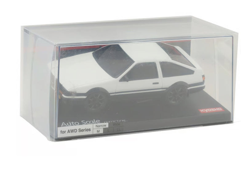 Kyosho Mini-Z MA-020 Toyota Sprinter Trueno AE86 Pre-Painted Hard (White/Black) KYOMZP465WBK