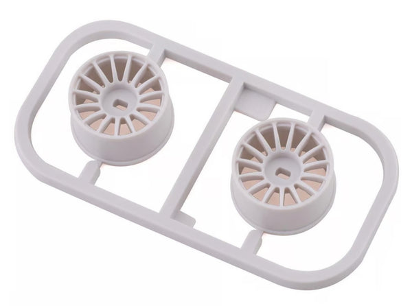 Kyosho Mini-Z AWD Multi Wheel (2) (White) (Wide/0 Offset)