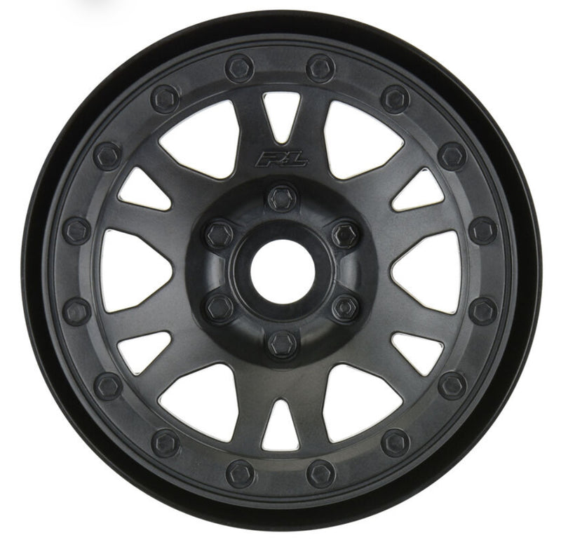 Proline 1/10 Impulse F/R 2.2" 12mm Crawler Wheels (2) Black