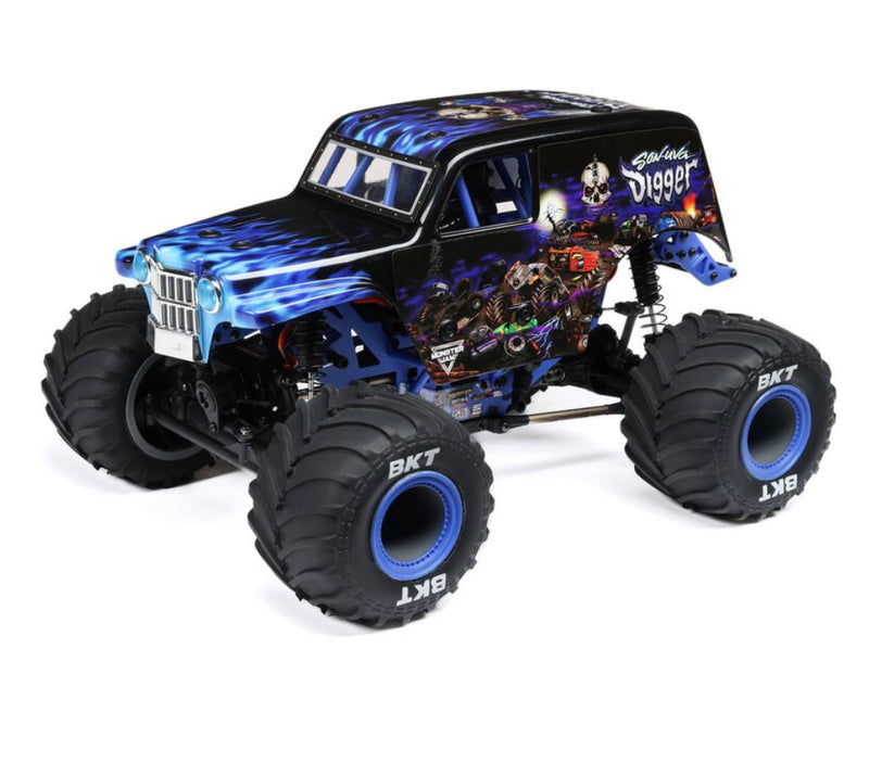 Losi 1/18 Mini LMT 4X4 Brushed Monster Truck RTR, Son-Uva Digger