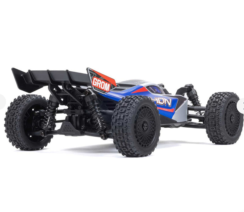 Arrma TYPHON GROM 4x4 SMART Small Scale Buggy Blue/Silver