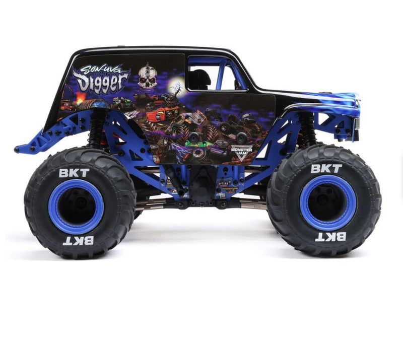 Losi 1/18 Mini LMT 4X4 Brushed Monster Truck RTR, Son-Uva Digger