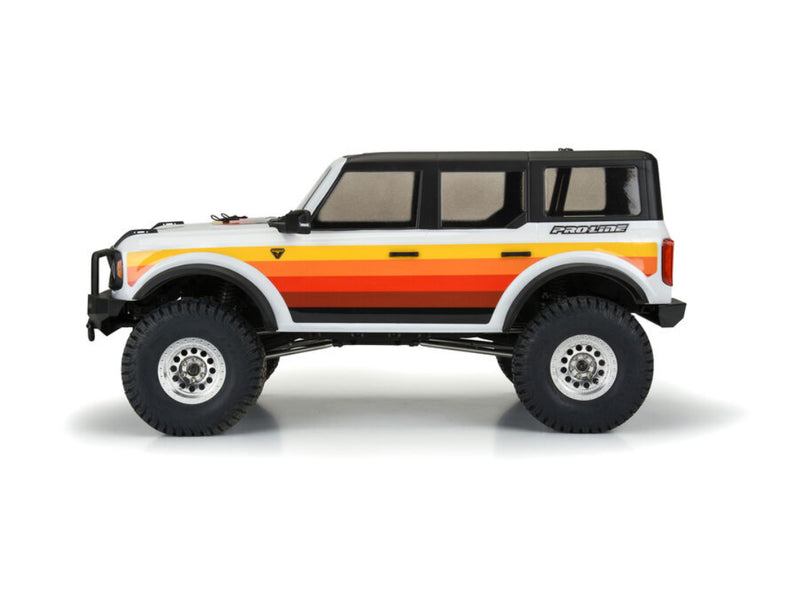 Proline 1/10 2021 Ford Bronco Clear Body Set 12.3" Wheelbase: Crawlers