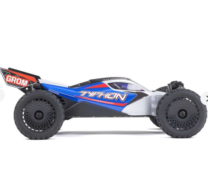 Arrma TYPHON GROM 4x4 SMART Small Scale Buggy Blue/Silver