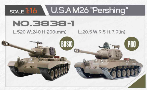 U.S.A M26 Pershing Heng Long 1/16 Tank 3838