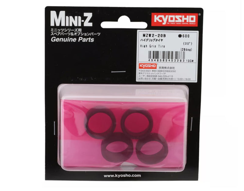 Kyosho Mini-Z 8.5mm High Grip Tire Set (4) (20 Shore)